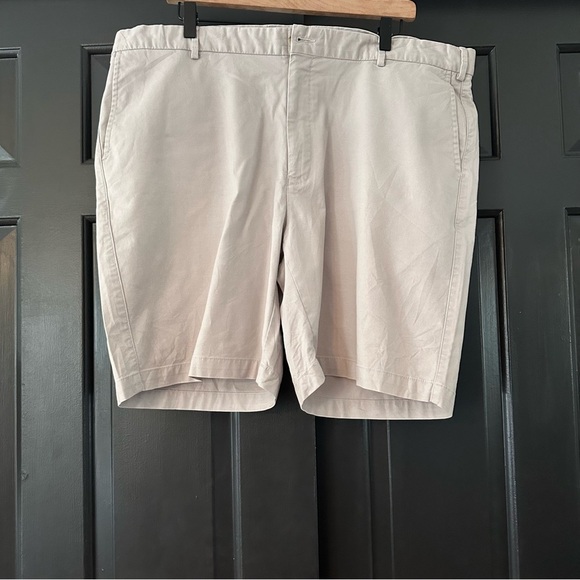 Peter Millar Chino Shorts Sz 40 Beige Golf Men’s Lightweight Flat Front (o) - Picture 2 of 9